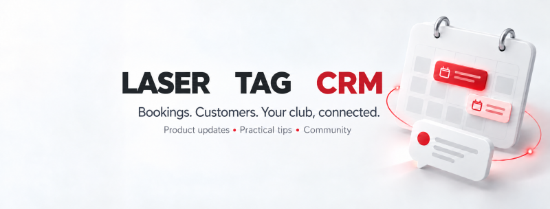 Join the Laser Tag CRM community on Facebook Product updates, practical questions and ideas from other venue teams
